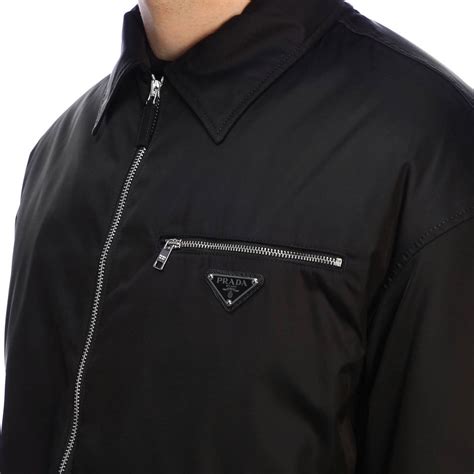 prada jacket nylon|prada nylon full zip jacket.